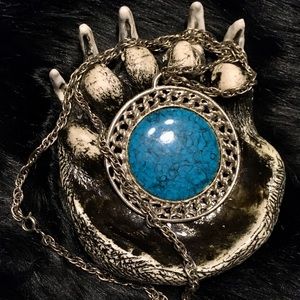 Vintage Turquoise Necklace ~ Statement ~ Boho
